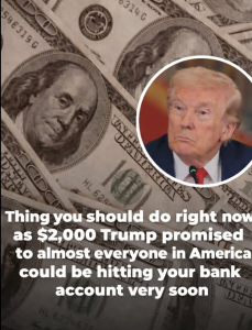 How a Potential $2,000 Payment from Former President Trump Could Affect American Households