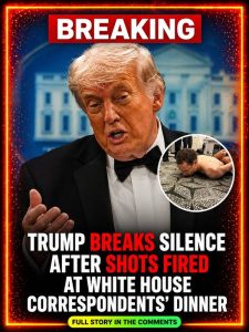 Trump speaks out after shots are fired….