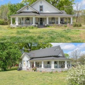 Early 1900s 4-Bedroom Home on 9 Acres with Fruit Trees & Barn
