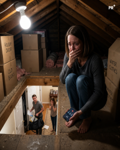 My sister called me at midnight and whispered, “Turn off every light. Go to the attic. Don’t tell your husband.” I thought she was losing her mind